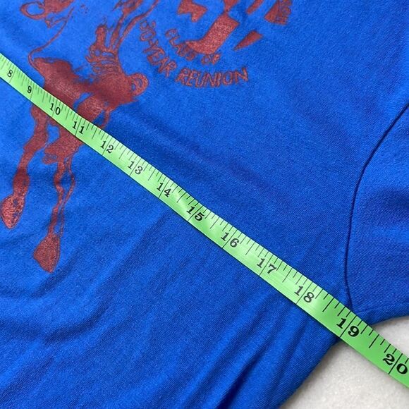 Vintage T-Shirt Made in USA Large Hanes 50/50 Tag “Class Of 1954” Reunion 1984 - Picture 8 of 10